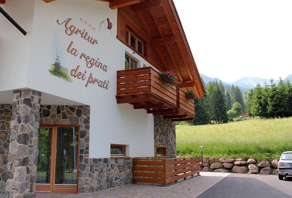 Agritur La Regina dei Prati affacciato sui prati di Masi di Cavalese